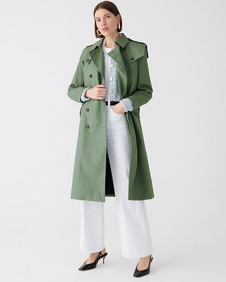 J.Crew + Double-Breasted Trench Coat