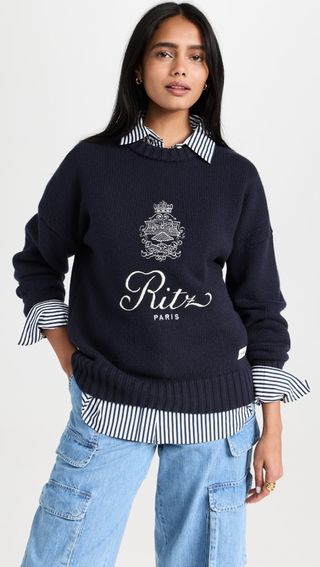 Frame + Frame X Ritz Paris Unisex Cashmere Sweater