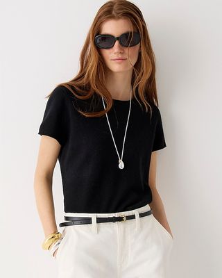 J.Crew + Relaxed cashmere T-shirt