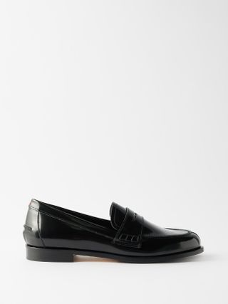 Aeyde + Oscar 25 Patent-Leather Loafers