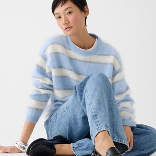 J.Crew + Brushed Cashmere Sweater