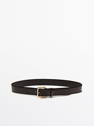 Massimo Dutti + Leather Belt