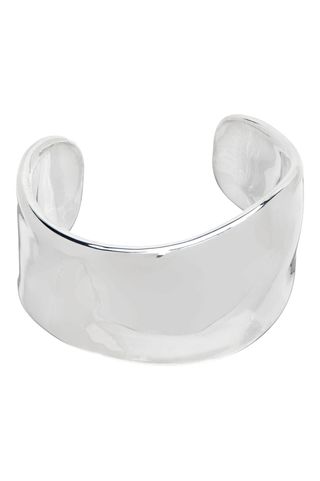 Jil Sander + Silver Open Cuff Bracelet