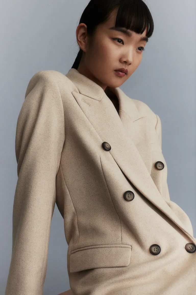 H&M + Double-Breasted Blazer