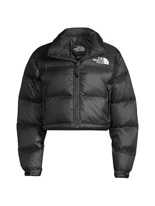 The North Face + Nuptse Cropped Down Puffer Jacket