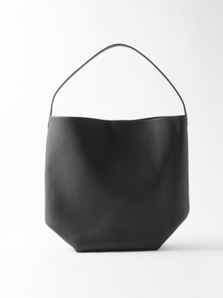 The Row + Park Grained-Leather Tote Bag