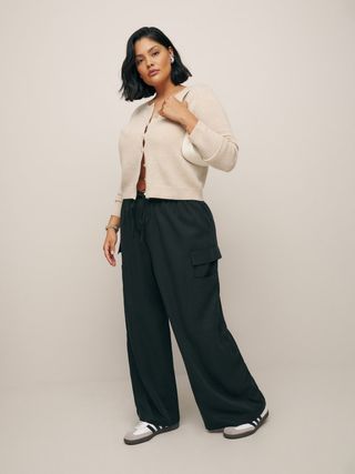 The Reformation + Ethan Twill Pant Es