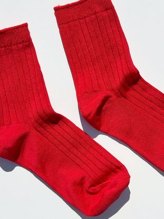 Le Bon Shoppe + Her Socks - Classic Red
