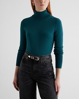 Express + Silky Soft Fitted Turtleneck Sweater