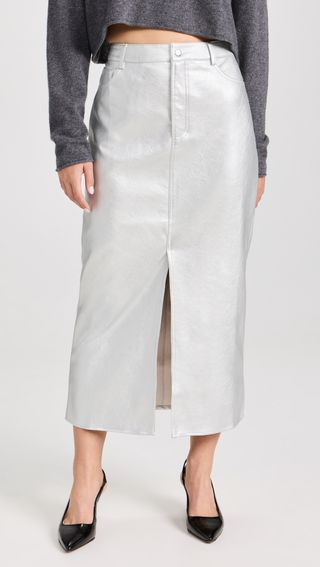 Wayf + 5 Pocket Midi Skirt