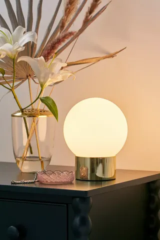 Urban Outfitters + Delia Frosted Globe Table Lamp
