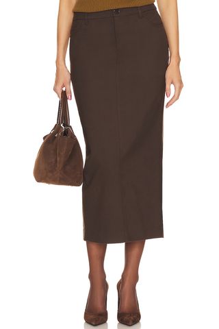 Helsa + Trouser Midi Skirt