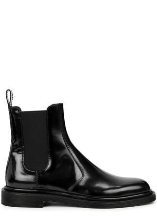 The Row + Elastic Ranger Patent Leather Chelsea Boots