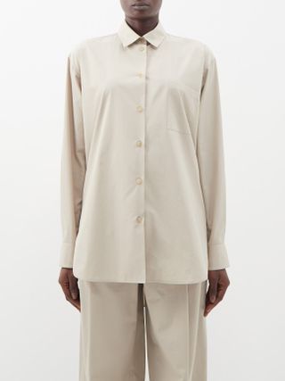 The Row + Brant Washed-Cotton Shirt