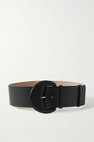 Carolina Herrera + Demi Lune Leather Waist Belt