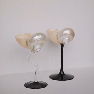 Etsy + Shell Martini Glasses