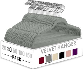 Utopia Home + Premium Velvet Hangers 30 Pack