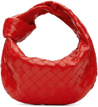 Bottega Veneta + Red Mini Jodie Bag