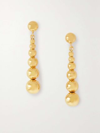 Lie Studio + The Rebecca Gold-Plated Earrings