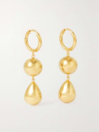 Lié Studio + The Cathrine Gold-Plated Earrings