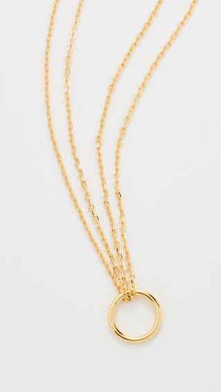 Shashi + Shashi Circle Necklace