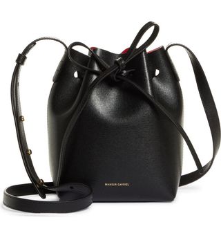 Mansur Gavriel + Mini Leather Bucket Bag