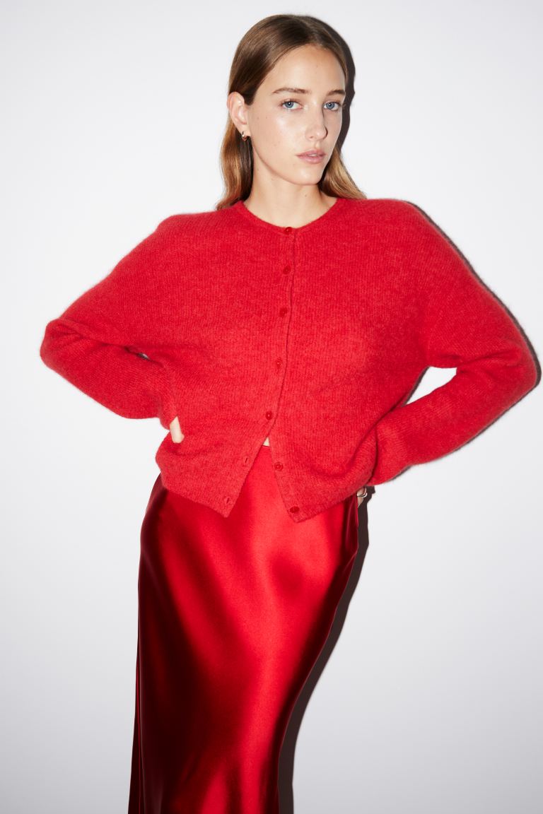 & Other Stories + Knitted Cardigan in Red