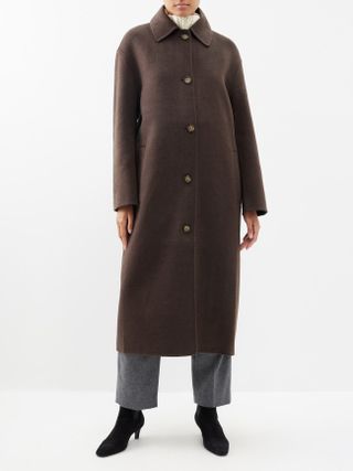 Toteme + Pressed-Wool Car Coat