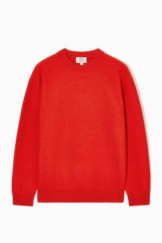 COS + Boiled-Wool Crew Neck Sweater