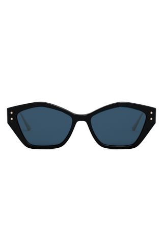 Dior + Missdior S1U 56mm Geometric Sunglasses