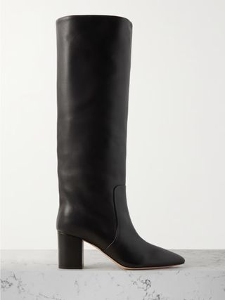 Paris Texas + Anja Leather Knee Boot