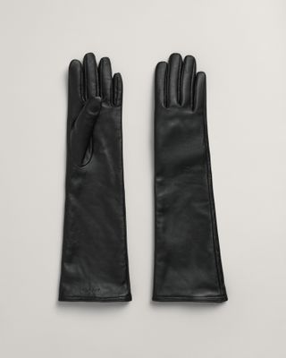 Gant + Long Leather Gloves