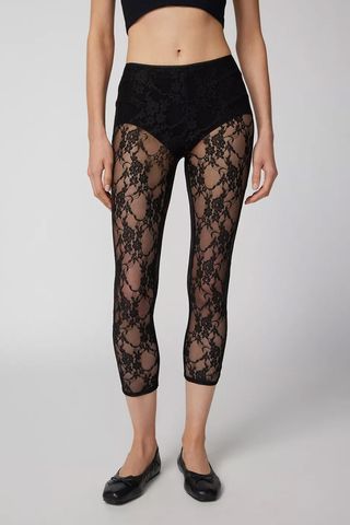 Out From Under + Ivy Sheer Lace Capri Pant
