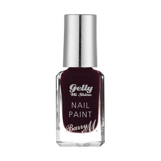Barry M Cosmetics + Gelly Hi Shine Nail Paint in Black Cherry