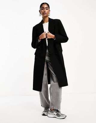 ASOS Design + Mid Length Dad Coat