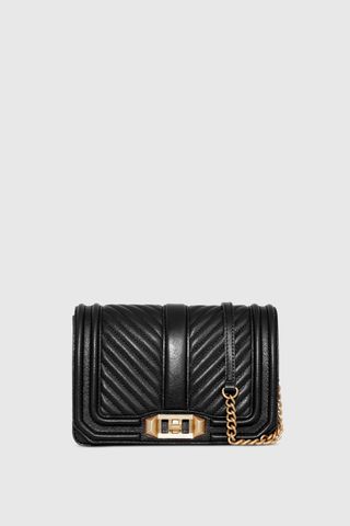 Rebecca Minkoff + Chevron Quilted Small Love Crossbody