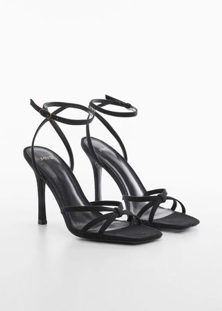 Mango + Strappy Heeled Sandals