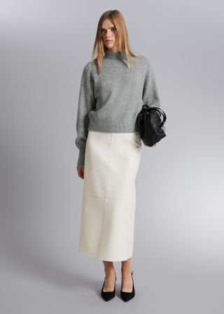 & Other Stories + Mock-Neck Sweater