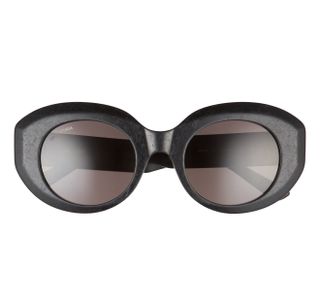 Balenciaga + 52mm Round Sunglasses