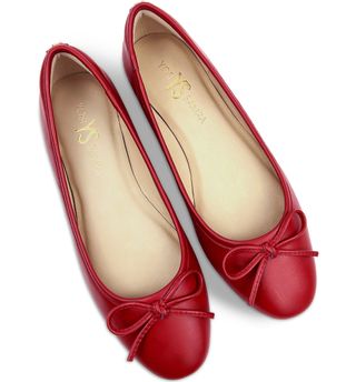 Yosi Samra + Sadie Cap Toe Ballet Flat