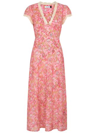 Rixo + Clarice Floral-Print Cotton Night Dress