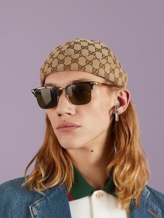 Gucci + Rectangular Sunglasses