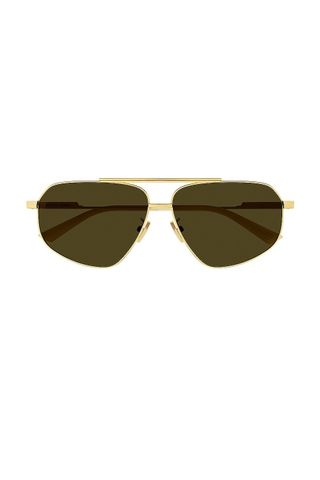 Bottega Veneta + Full Metal Sunglasses