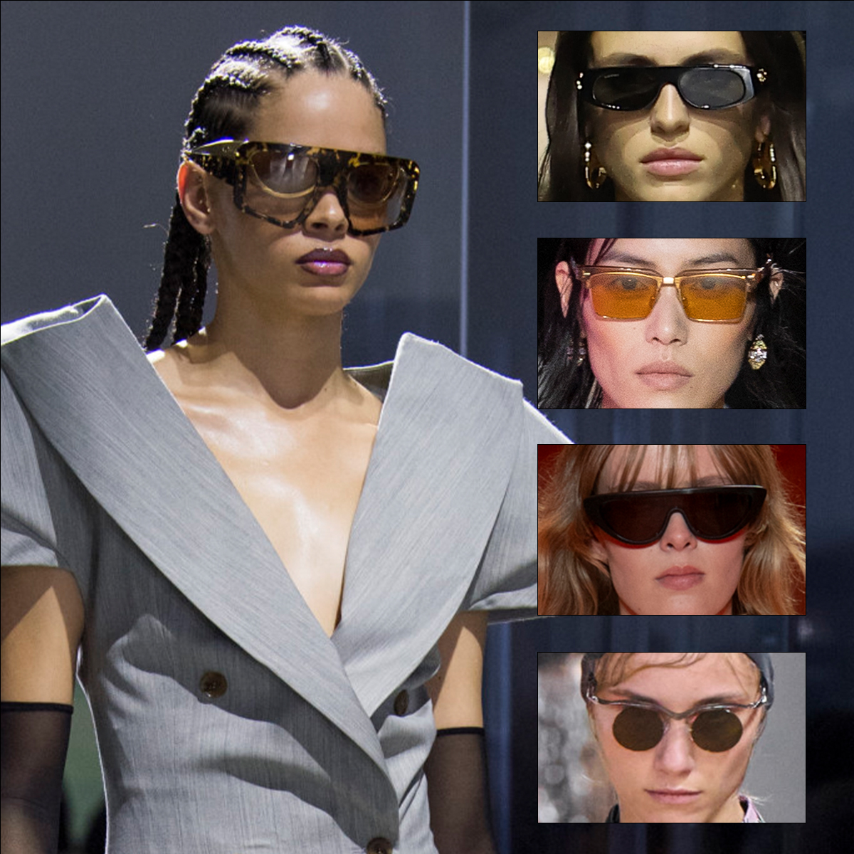 Hot Sunglasses Women Popular Designer Retro Men Summer Style Sun Glasses