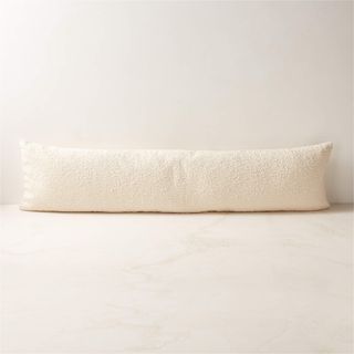 CB2 + Ivory Boucle Throw Pillow