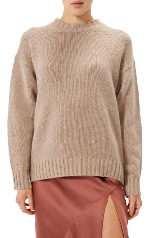 Sophie Rue + Easy Crewneck Cashmere & Wool Sweater
