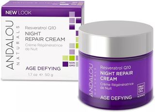 Andalou Naturals + Age Defying Resveratrol Q10 Night Repair Cream
