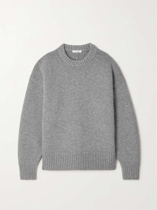 The Row + Essentials Ophelia Oversized Wool and Cashmere-Blend Sweater