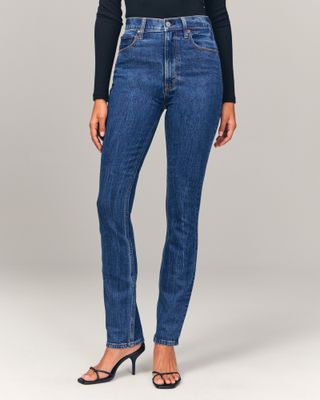 Abercrombie & Fitch + Ultra High Rise 90s Slim Straight Jean