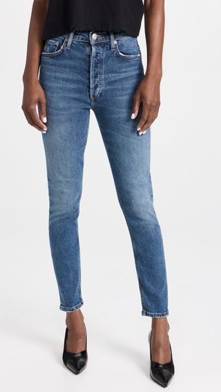 Agolde + Nico High Rise Slim Fit Jeans